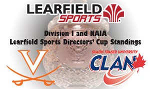 Virginia, Simon Fraser (B.C.) are leaders in next set of Learfield Sports Directors' Cup standings